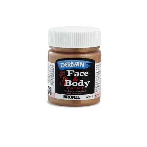 Everything Party Derivan Face & Body Paint 40ml - Bronze
