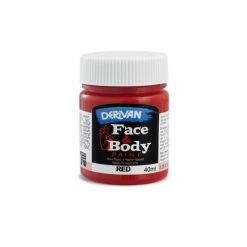 Everything Party Derivan Face & Body Paint 40ml - Red By Event