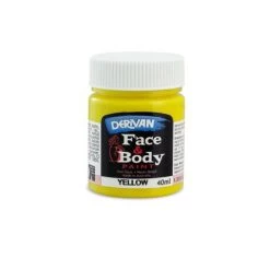 Everything Party Derivan Face & Body Paint 40ml - Yellow By Event
