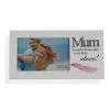 Everything Party Mum Is A Gift Of Love Pink Feather Wooden Photo Frame