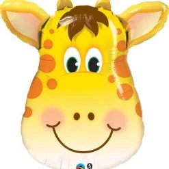 Qualatex Balloons 32" Giraffe Head SuperShape Foil Balloon