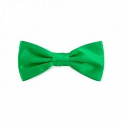 Jemark By Event Green Satin Bow Tie
