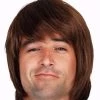 Dr. Tom's 1960's Wig - Dr Tom's Deluxe Greg Shaggy Brown Wig