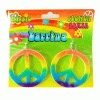 Everything Party By Theme Hippie Peace Sign Clip On Earrings