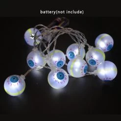 Everything Party 10pc Eyeballs LED String Lights Garland By Event