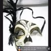 Everything Party By Event Half Mask With Feather For Women