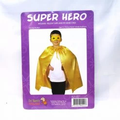 Dr. Tom By Theme Yellow - Super Hero Cape & Mask