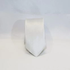 Cut Price Party Accessories Skinny Necktie - White