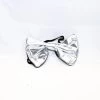 Trademart Party Accessories Silver Metallic Bow Tie