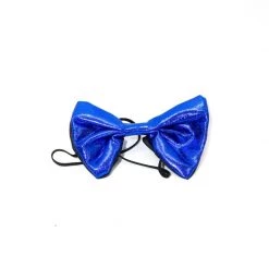 Trademart Royal Blue Metallic Bow Tie
