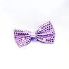 Cut Price Purple Sequin Bow Tie Disco Party