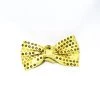 Cut Price Gold Sequin Bow Tie