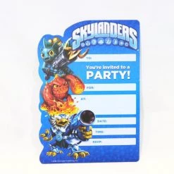 Artwrap All Birthday Skylanders Party Invatation - 16 Pack