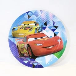Artwrap 8pk Disney Cars Paper Party Plates