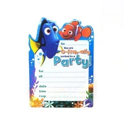 Artwrap All Birthday Nemo Party Invitation - 16 Pack