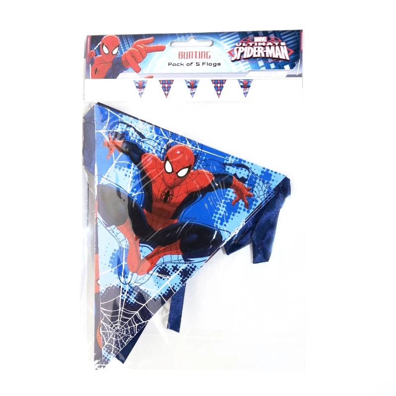 Artwrap All Birthday Marvel Spiderman Bunting Banner