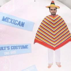 Lylac Adult - Mexican Poncho Set