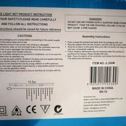 SENY 200 Super Bright Extra Long LED Icicle String Lights 13.5m - Multi Colour