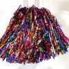 JD Party Metallic Rainbow Cheerleader Pom Pom