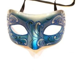 Elle Metallic Clothing Mask With Glitter