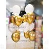 Everything Party 11" Qualatex Chrome Latex Balloon Bouquet