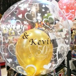 Everything Party Balloons Customised Vinyl Writing