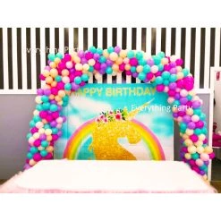 Everything Party Unicorn Theme Balloon Arch Balloons