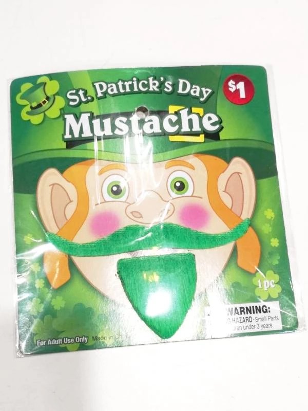 Everything Party St Patrick's Day - Green Moustache By Event