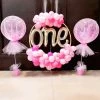 Everything Party 1st Birthday Balloon Wreath With Tulle Confetti Balloon Set