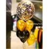 Everything Party Balloon Samples 2ft Round Confetti Helium Balloon Bouquet