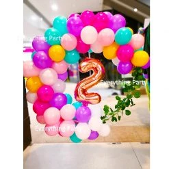 Everything Party Balloon Samples 2nd Birthday Balloon Wreath