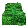 Everything Party Sequin Vest With Bow Tie - Green