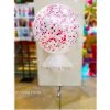 Everything Party Balloons 3ft Light Pink & Silver Confetti Helium Balloon With Tulle