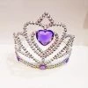 Everything Party Silver Tiara With Purple Diamonds