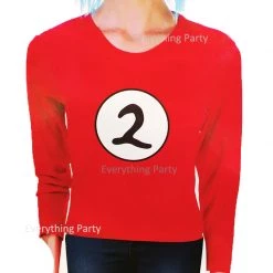 Everything Party Kids - Thing 2 Long Sleeve Top Costume