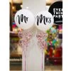 Everything Party Balloons 3ft Mr. & Mrs. White Wedding Latex Balloon Bouquet