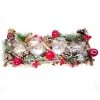 Everything Party By Event Deluxe Wooden Pine Corn & Berry Christmas Tealight Candle Holder - 4 Cups