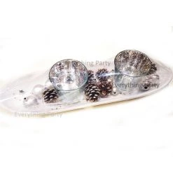 Everything Party Christmas Tealight Candle Holder - 2 Cups By Event