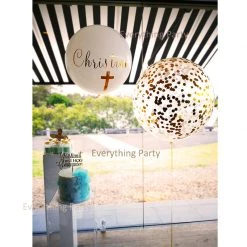 Everything Party Balloons 1st Holly Communion 3ft Jumbo Helium Balloon Set