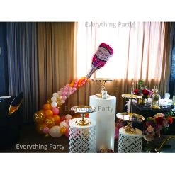 Everything Party Balloon Garland - Champagne Bottle Arch Balloons