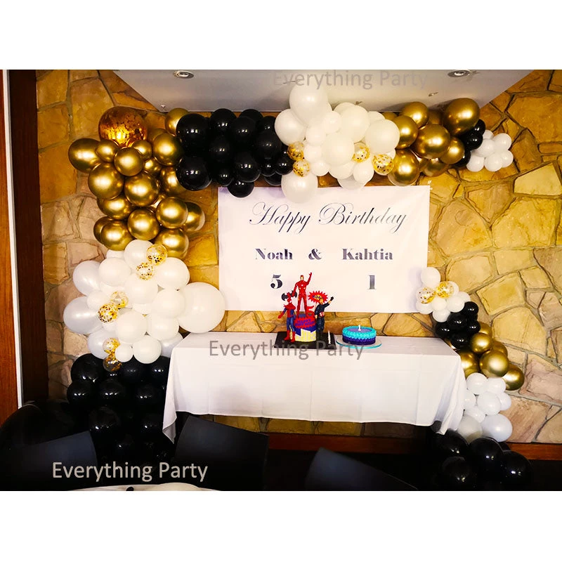 Everything Party Balloon Garland - 4.5m Half Balloon Arch With 1.5m Table Arch