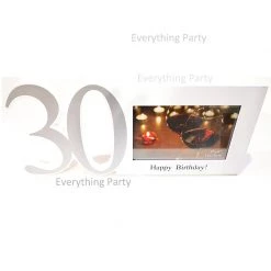 Everything Party All Birthday 30th Birthday Wooden Photo Frame