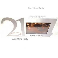 Everything Party 21st Birthday Wooden Photo Frame