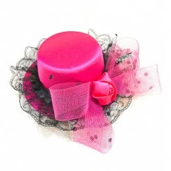 Everything Party By Event Melbourne Cup - Mini Hat With Feather And Bow Hair Clip
