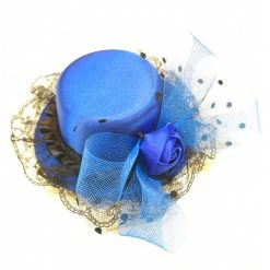 Everything Party By Event Melbourne Cup - Mini Hat With Feather And Bow Hair Clip