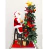 Everything Party Christmas 3D Santa Decoration With LED Light - Decorating Tree With Ladder By Event