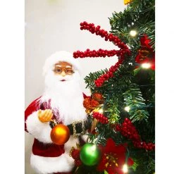 Everything Party Christmas 3D Santa Decoration With LED Light - Decorating Tree With Ladder By Event