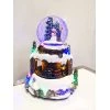 Everything Party Christmas Musical Snow Global With Train And LED Lights