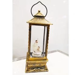 Everything Party Christmas Warn LED Snow Globe Water Lantern In Traditional Lantern Design