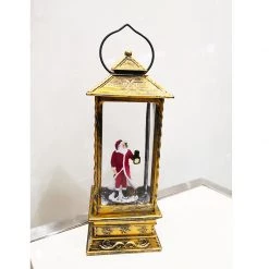 Everything Party Christmas Warn LED Snow Globe Water Lantern In Traditional Lantern Design